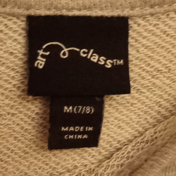 Art Class Long Sleeve Sweat Shirt Baby Doll Dress Size M 7-8 - Picture 5 of 7